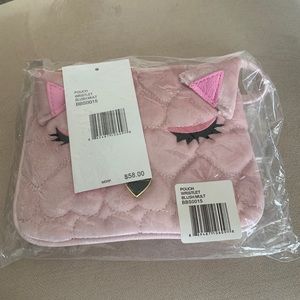 NWT Betsey Johnson Pouch/Wristlet in Blush/Multi
